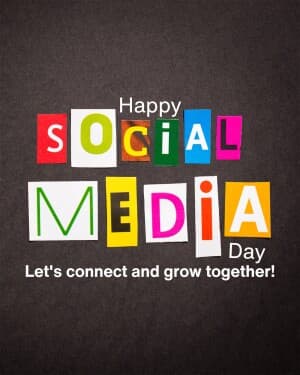 Social Media Day poster