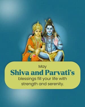 Shiv-Parvati post