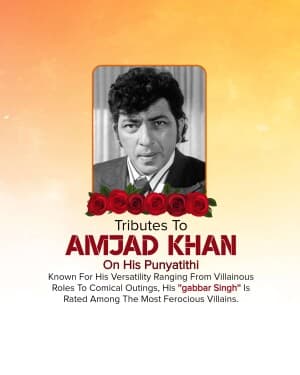 Amjad Khan Punyatithi video