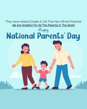 National Parent's Day flyer