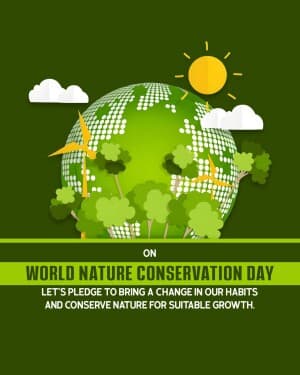 Nature Conservation Day post