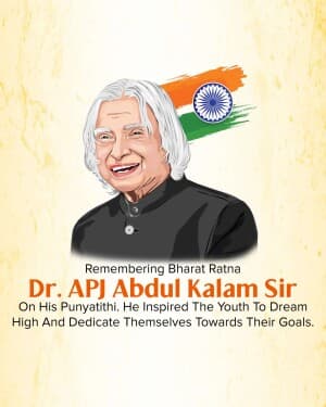 Dr APJ Abdul Kalam Punyatithi post