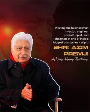 Azim Premji | Birthday post