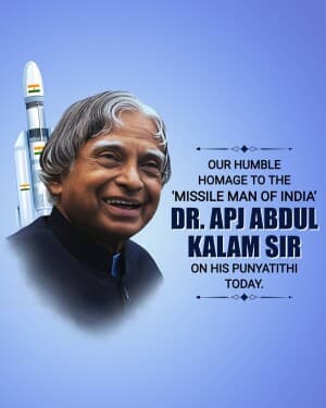 Dr APJ Abdul Kalam Punyatithi banner