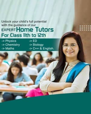 Home Tuition business template