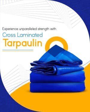 Tarpaulin promotional poster