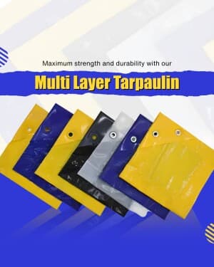 Tarpaulin promotional post