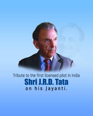J. R. D. Tata Jayanti poster
