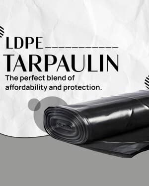 Tarpaulin promotional poster