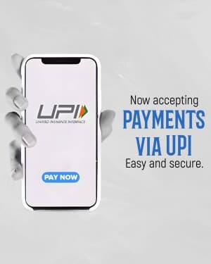 UPI Payment facebook ad banner