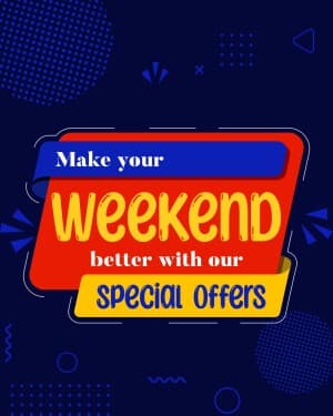 Weekend Offer facebook banner