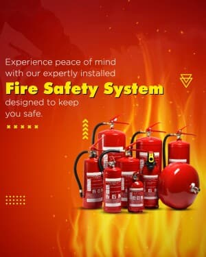 Fire Safety promotional post