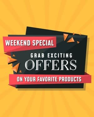 Weekend Offer Instagram Post