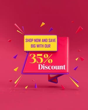 Discount ad post