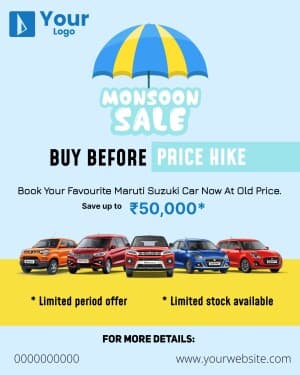Monsoon Sale whatsapp status template