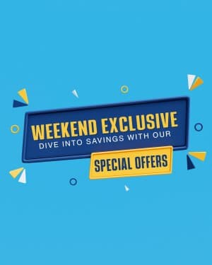 Weekend Offer flyer