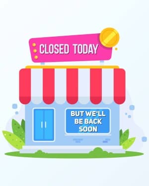 Store Close banner