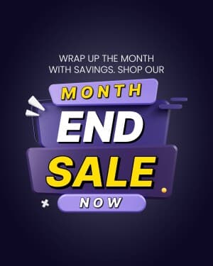 Month End Offer poster