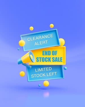 Stock End facebook ad banner