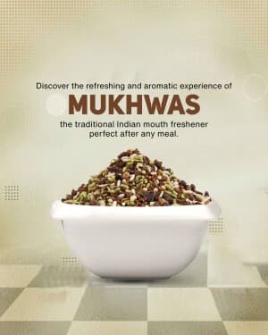 Mukhwas promotional post