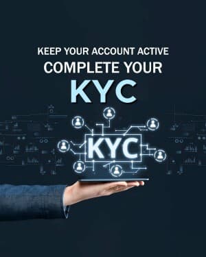 KYC Reminder facebook ad banner