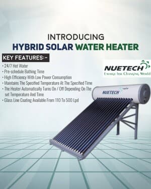 Solar Water Heater post