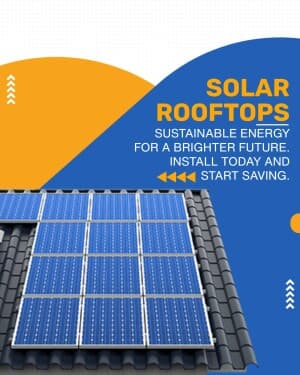 Solar Rooftop System flyer