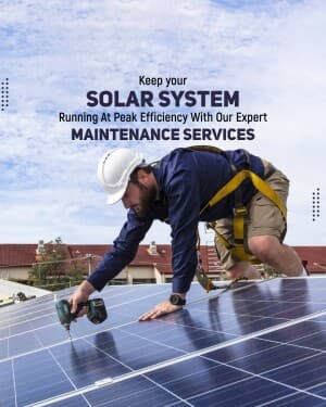 Solar Maintenance banner