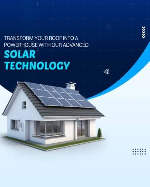 Solar Rooftop System template