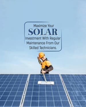 Solar Maintenance template