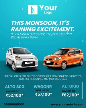 Monsoon Sale facebook ad banner