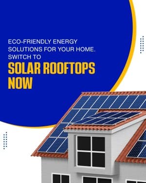 Solar Rooftop System poster