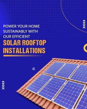 Solar Rooftop System business post