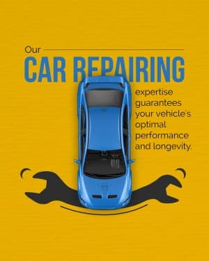 Repairing and Maintenance promotional poster