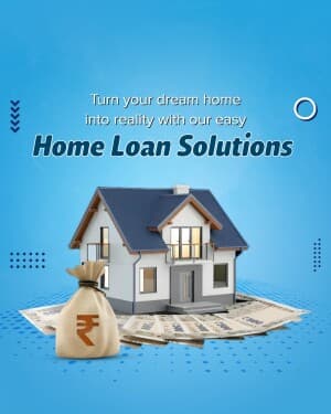 Home Loans marketing poster
