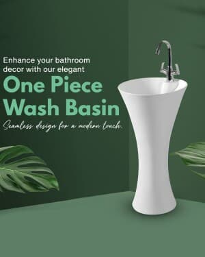 wash basin banner
