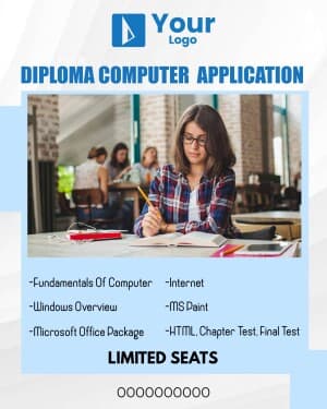 Computer Classes Templates poster