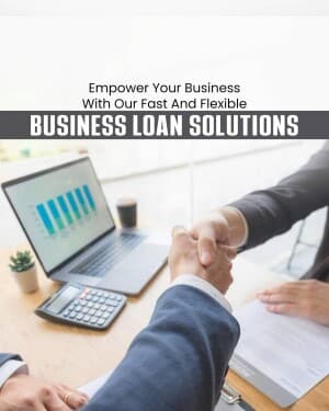 Business Loan promotional template