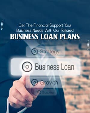 Business Loan promotional template