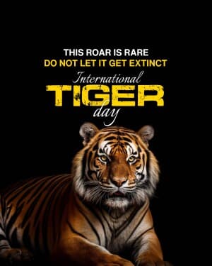 International Tiger Day post