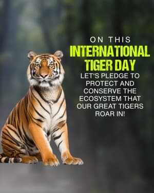 International Tiger Day event poster