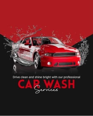 Car Washing & Paint poster