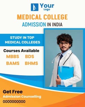 Admission Open Templates Facebook Poster