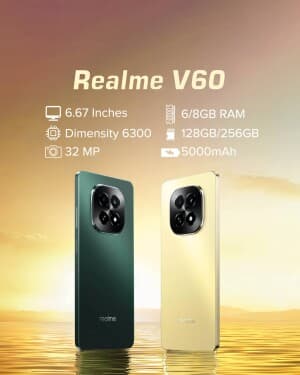 Realme promotional template