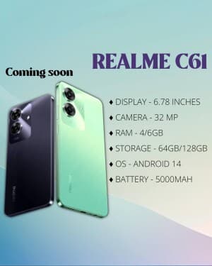 Realme promotional post