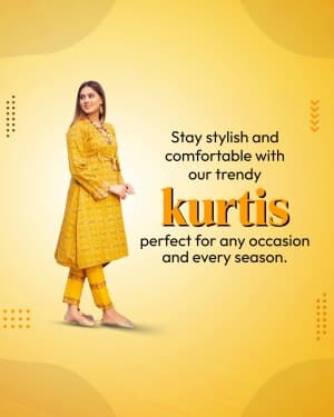 Women Kurtis promotional post