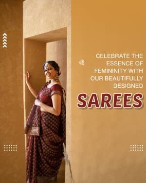 Saree marketing post