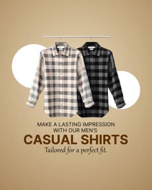 Men Casual Shirts flyer