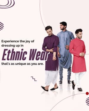 Ethnic Wear marketing post