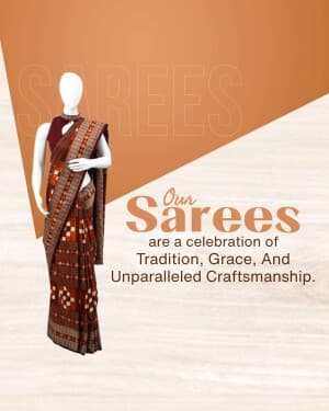 Saree business banner